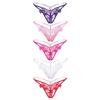 10AGIRL Women's Black Charming Thong Lingerie lace G-String T-Back Panties Strappy Body Harness Panties Gift for Valentine