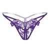 10AGIRL Women's Black Charming Thong Lingerie lace G-String T-Back Panties Strappy Body Harness Panties Gift for Valentine view 2