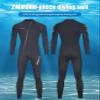 clhjinruoliu Men's Wetsuits 2MM Neoprene Front Zip Full Body Dive Skin for Spearfishing,Snorkeling, Surfing,Canoeing,Scuba Diving Suits,M view 3