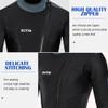 clhjinruoliu Mens Wetsuit 5MM Neoprene Full Body Diving Suits Front Zip Wetsuit for Diving Snorkeling Surfing Swimming,XL view 4