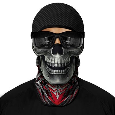 3D Balaclava Ski Mask Motorcycle Full Face Mask Outdoor Headwear Mask Men Women Halloween Neck Gaiter Full Head Mask