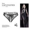 10AGIRL Women's Black Charming Thong Lingerie lace G-String T-Back Panties Strappy Body Harness Panties Gift for Valentine view 3