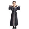 ODIZLI Kids Girls Abaya Long Sleeve Hooded Maxi Dress Dubai Islamic Dress Casual Dress Prayer Clothes Girls Church Prayer Dress ?????? ?????? ?????? ????? ?????? Abaya for Girls #Black 4-5 Years view 1