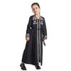 ODIZLI Kids Girls Abaya Long Sleeve Hooded Maxi Dress Dubai Islamic Dress Casual Dress Prayer Clothes Girls Church Prayer Dress ?????? ?????? ?????? ????? ?????? Abaya for Girls #Black 4-5 Years view 2