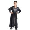 ODIZLI Kids Girls Abaya Long Sleeve Hooded Maxi Dress Dubai Islamic Dress Casual Dress Prayer Clothes Girls Church Prayer Dress ?????? ?????? ?????? ????? ?????? Abaya for Girls #Black 4-5 Years view 4
