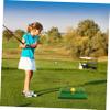 2 Sets Golf Practice Set Golf net Golfing net Outdoor Accessories Green Suits Outdoor Practice Net Training aid Nylon Net Mats Square Training Ball Perforated Ball Cut Pole net Toy/2486 view 2