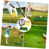 2 Sets Golf Practice Set Golf net Golfing net Outdoor Accessories Green Suits Outdoor Practice Net Training aid Nylon Net Mats Square Training Ball Perforated Ball Cut Pole net Toy/2486 view 3