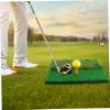 2 Sets Golf Practice Set Golf net Golfing net Outdoor Accessories Green Suits Outdoor Practice Net Training aid Nylon Net Mats Square Training Ball Perforated Ball Cut Pole net Toy/2486 view 4