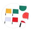 8 pcs hand waving flag flag mini soccer ball mini volleyball mini football red flags for volleyball mini Racing Flag line judge flags hand-cranked flag Signal Flags sports/2360 view 3