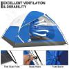 CAMEL CROWN 4/5/6 Person Camping Dome Tent with Removable Rain Fly Waterproof Family Tent Easy Set Up Lightweight Outdoor Tent for Camping Backpacking Hiking view 4