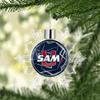 Samford University Snowflake Christmas Tree Ornament Decoration for Tree Party Home Holiday Decor (Samford University 5) view 2