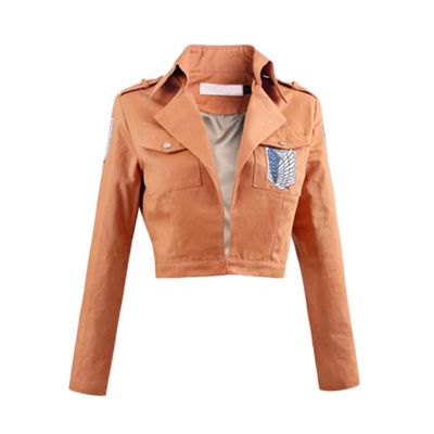 QAHEART Survey Corps Uniform Jacket Levi/Eren Jaeger/Zeke Jaeger/Armin Arlelt Cosplay Costume Halloween Outfit