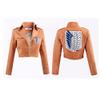 QAHEART Survey Corps Uniform Jacket Levi/Eren Jaeger/Zeke Jaeger/Armin Arlelt Cosplay Costume Halloween Outfit view 3