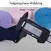 1 Inch Polypropylene Webbing, Webbing Strap Tape for Upholstery, Bag Handles, Sewing view 3