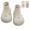 Dexspoeny Baby Slippers - 2 Pairs Soft Rubber Non Slip Floor Socks Shoes for Toddler Boys & Girls with Grippy Soles view 1