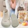 Dexspoeny Baby Slippers - 2 Pairs Soft Rubber Non Slip Floor Socks Shoes for Toddler Boys & Girls with Grippy Soles view 3