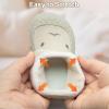 Dexspoeny Baby Slippers - 2 Pairs Soft Rubber Non Slip Floor Socks Shoes for Toddler Boys & Girls with Grippy Soles view 4