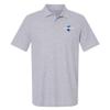 Franklin & Marshall College Primary Logo Men's Adult 100% Cotton Knit Polo Shirt, Athletic Heather, 3X-Large view 1