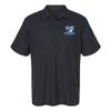 Campus Lab Upper Iowa University Primary Logo Men's Adult 100% Cotton Knit Polo Shirt, Black, 3X-Large view 1