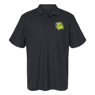 Campus Lab Missouri Southern State University Primary Logo Men's Adult 100% Cotton Knit Polo Shirt, Black, 2X-Large
