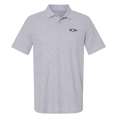 Metro State University of Denver Primary Logo Men's Adult 100% Cotton Knit Polo Shirt, Athletic Heather, 3X-Large