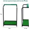ZARUX Metal Golf Club Rack Organizer, Hold 9 Clubs, Indoor Outdoor Floor Stand Golf Clubs Shelf Organizer Equipment Storage, Golf Putter Rack view 2