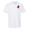 Campus Lab Ursinus College Primary Logo Men's Adult 100% Cotton Knit Polo Shirt, White, 2X-Large view 1