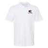 University of Wisconsin-Eau Claire Primary Logo Men's Adult 100% Cotton Knit Polo Shirt, White, 3X-Large view 1