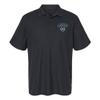 Lincoln University MO Primary Logo Men's Adult 100% Cotton Knit Polo Shirt, Black, 2X-Large view 1