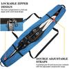 TYRONAL Ski Bag for Air Travel,Single Ski Carry Bag With Fully Padded Protection,Water-Resistant and Durable Fits Up From 175cm to 190cm Skis. (BLUE, 190CM) view 2