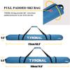 TYRONAL Ski Bag for Air Travel,Single Ski Carry Bag With Fully Padded Protection,Water-Resistant and Durable Fits Up From 175cm to 190cm Skis. (BLUE, 190CM) view 3