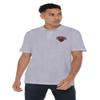 Campus Lab Central Washington University Primary Logo Men's Adult 100% Cotton Knit Polo Shirt, Athletic Heather, 3X-Large view 2