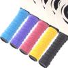 HINZIC 5 Pack Anti-Slip Perforated Pickleball Paddle Racket Grip Tape Handle Wrap for Pickle Ball Tennis Badminton Overgrip Racquet Moisture Wicking- Red & Blue & Black & Yellow & Purple view 1