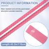 HINZIC 5 Pack Anti-Slip Perforated Pickleball Paddle Racket Grip Tape Handle Wrap for Pickle Ball Tennis Badminton Overgrip Racquet Moisture Wicking- Red & Blue & Black & Yellow & Purple view 4