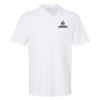 Campus Lab Madonna University Primary Logo Men's Adult 100% Cotton Knit Polo Shirt, White, 3X-Large view 1