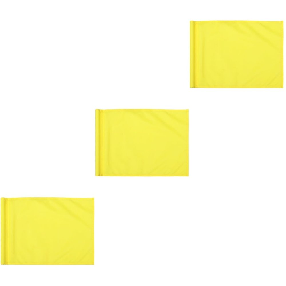 3pcs golf gifts golfing gifts golf presents Flag for Yard Practice Flag Maker Flag Putting Green Flags Training Flag number banner flagpole/2531