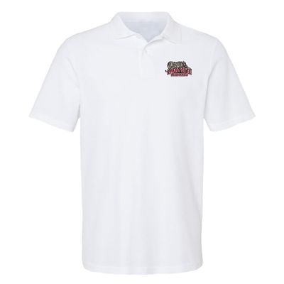 Campus Lab Lafayette College Primary Logo Men's Adult 100% Cotton Knit Polo Shirt, White, 3X-Large
