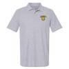 Campus Lab DePauw University Primary Logo Men's Adult 100% Cotton Knit Polo Shirt, Athletic Heather, 2X-Large view 1