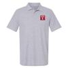 Campus Lab Temple University Primary Logo Men's Adult 100% Cotton Knit Polo Shirt, Athletic Heather, 2X-Large view 1