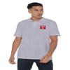 Campus Lab Temple University Primary Logo Men's Adult 100% Cotton Knit Polo Shirt, Athletic Heather, 2X-Large view 2