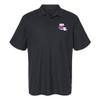 Campus Lab Northwestern State University Primary Logo Men's Adult 100% Cotton Knit Polo Shirt, Black, 3X-Large view 1