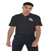Campus Lab Northwestern State University Primary Logo Men's Adult 100% Cotton Knit Polo Shirt, Black, 3X-Large view 2