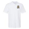 Campus Lab Queensborough Community College Primary Logo Men's Adult 100% Cotton Knit Polo Shirt, White, 3X-Large view 1
