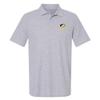 Campus Lab Michigan Tech University Primary Logo Men's Adult 100% Cotton Knit Polo Shirt, Athletic Heather, 3X-Large view 1