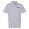 Campus Lab University of Mount Union Primary Logo Men's Adult 100% Cotton Knit Polo Shirt, Athletic Heather, 2X-Large view 1