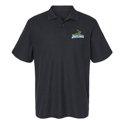Campus Lab Texas A and M University Kingsville Primary Logo Men's Adult 100% Cotton Knit Polo Shirt, Black, 3X-Large