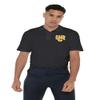 Campus Lab University of California, Riverside Primary Logo Men's Adult 100% Cotton Knit Polo Shirt, Black, 2X-Large view 2
