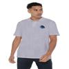 Campus Lab Monmouth University Primary Logo Men's Adult 100% Cotton Knit Polo Shirt, Athletic Heather, 2X-Large view 2