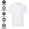 Campus Lab Marist College Primary Logo Men's Adult 100% Cotton Knit Polo Shirt, White, 3X-Large view 4