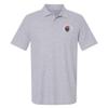 Campus Lab Virginia State University Primary Logo Men's Adult 100% Cotton Knit Polo Shirt, Athletic Heather, 2X-Large view 1